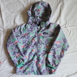 Patagonia Kids' Leaf and Fox Print Jacket